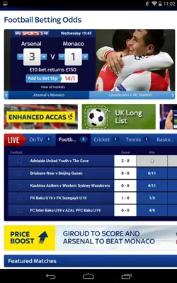 SkyBet android App screenshot 4